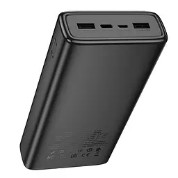 Зовнішній акумулятор HOCO J144A Hymn power bank(30000mAh) Black (6942007642132) - мініатюра 3