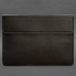 Шкіряний чохол-конверт BlankNote на магнітах для MacBook Pro 16" Темно-коричневий - мініатюра 4