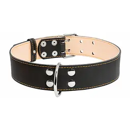 Нашийник Collar подвійний, 56-68х4,5 см, чорний - мініатюра 2