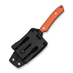 Ніж фіксований кишеньковий Civivi High Grass Field Knife (7,4 см) 14C28N / G10 помаранчевий з чохлом - мініатюра 8