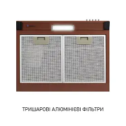 Витяжка плоска Minola HPL 622 BR - мініатюра 6