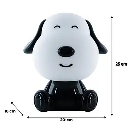 Світильник-нічник Kite LED з акумулятором Doggy чорно-білий (K24-491-3-4) - мініатюра 5