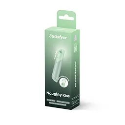 Вакуумний стимулятор клітора Satisfyer Naughty Kiss м'ятний - мініатюра 5