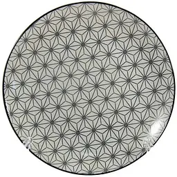 Тарілка INTEROS мілка 200мм №8 "Вуаль light" 6шт CLW-9