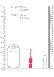 Віброяйце Loveline Egg with Remote Control 9.2 см (червоний) - мініатюра 4