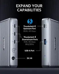 Док-станція Anker Thunderbolt 4 Power Expand 5-in-1 Mini Dock - мініатюра 3
