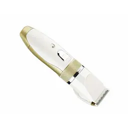 Машинка для стрижки волосся на акумуляторі біла Geemy GM-6001 - мініатюра 2