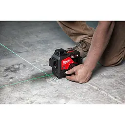 Нівелір лазерний 3D акумуляторний MILWAUKEE, M12 3PLKIT-401P (360 градусів, зелений промінь) (заміна на 4933499379) - мініатюра 8