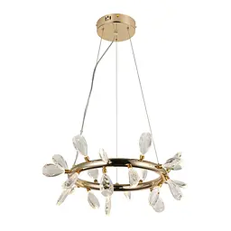 Люстра стельова LED Levistella 7856601-21 (500)FGD+CL, 20W, золото, метал + скло, сучасний стиль - мініатюра 2