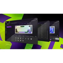 Клавіатура Hator Hellyberry HK60 Mechanical Linear RGB USB UA White/Violet (HK60) - мініатюра 12