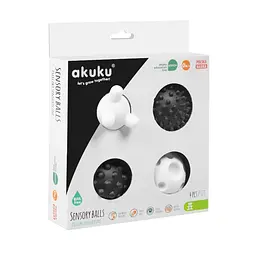 Набір сенсорних кульок чорно-білий Akuku (A0469) - мініатюра 6