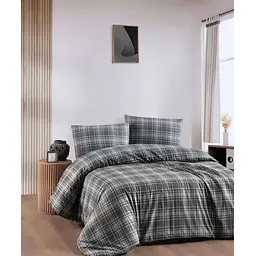 Постільна білизна Grey Plaid Фланель Cotton Collection pbe0052040 - мініатюра 2