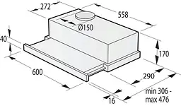 Витяжка Gorenje TH62E4X - мініатюра 5