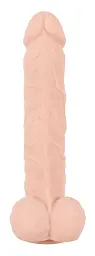 Фалоімітатор Nature Skin Large Bendable 29.5 см тілесний - мініатюра 4