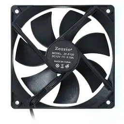 Кулер до корпусу Zezzio ZF-P120 2pin - мініатюра 2