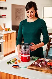 Кухонний комбайн KitchenAid Cordless 5KFCB519 Empire Red [5KFCB519EER] [80434] - мініатюра 12