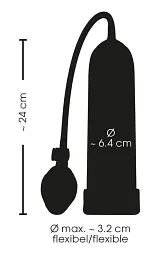 Помпа для пеніса Sweet Smile Smile Pump, 24 см (блакитний) - мініатюра 8