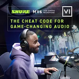 Мікрофон Shure MV6 USB-C для геймерів та стрімерів - мініатюра 8