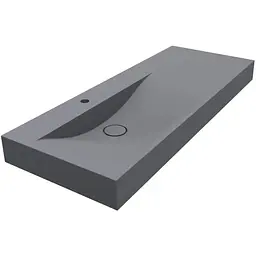 Умивальник Miraggio Viola 1200 L mirastone gray 0002670, Сірий