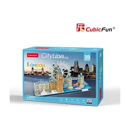 Пазл Cubic Fun Тривимірний пазл CityLine London (MC253h)