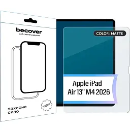 Скло захисне BeCover Matte Anti-Glare Apple iPad Air 13" M4 2026 (715175)