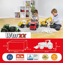 Трактор Lena Worxx Deutz-Fahr Agrotron 7250 (4613) - мініатюра 6