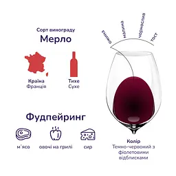 Вино Chateau du Mass Bordeaux rouge 13,5%, 0,75 л (553320) - мініатюра 6