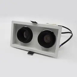 Вбудований світильник Skarlat RSL74092-2 2x10W WH+BK 4000K - мініатюра 3