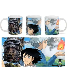 Кухоль GeekLand Ходячий Замок Хаула Howls Moving Castle Діана Вінн Джонс 330 мл білий - мініатюра 3
