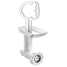 Насадка-м'ясорубка KitchenAid пластикова біла (5KSMFGA) - мініатюра 2