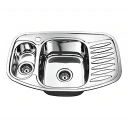 Мийка кухонна Kraft 7851-15BD Decor подвійна 767х507х180 мм 110х0,8 мм 30412