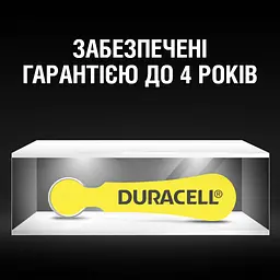 Батарейка Duracell 10 / P10 / PR70 Zinc Air (1.4V) * 6 (5007510/5011445) - мініатюра 8