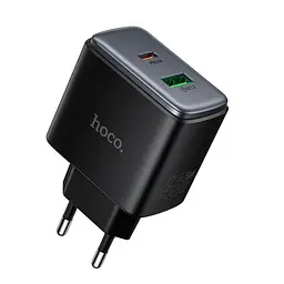 Адаптер сетевой HOCO Upgrade charger C158A 1USB/1Type-C, 45W/3A, PD/QC