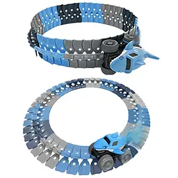 Інтерактивний трек з інерційною машинкою SHT 5510-4 Shark Trak (46pcs/1CAR) Blue Epik