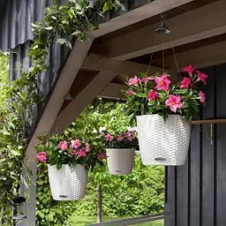 Вазон підвісний Lechuza Cottage Nido 35 білий (15290) - мініатюра 4