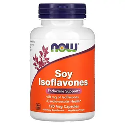 Натуральна добавка Now Soy Isoflavones 150 mg 120 вегакапсул