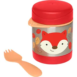 Термос для їжі Skip Hop Zoo Лисиця 325 мл червоний з рожевим (252392) - мініатюра 2
