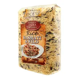 Суміш рису Басматі пропареного та дикого World's Rice 500 г - мініатюра 2