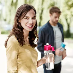 Пляшка для води з фільтром Brita Vital рожева 600 мл (1020102) - мініатюра 5