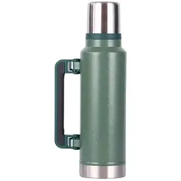 Термос OldBro з ручкою 304 Stainless steel ударостійкий зелений 1 л