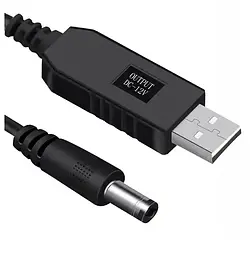 Кабель для роутерів GRAND USB-DC 5.5/2.5 підвищення напруги до 12V - мініатюра 3