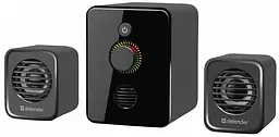 Колонки Defender V12 чорний (65212), 2.1-канальний звук, 2 x 3 Вт + 5 Вт, USB, mini-jack 3.5 мм, підсвічування LED, кабель 0.9 м
