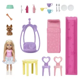Портативний будиночок Barbie з лялькою Челсі (JFW49) - мініатюра 6
