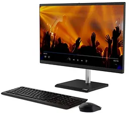 ПК-моноблок Lenovo V50a-24 23.8FHD/Intel i5-10400T/8/256F/ODD/int/kbm/NoOS (11FJ004WUA) - мініатюра 2