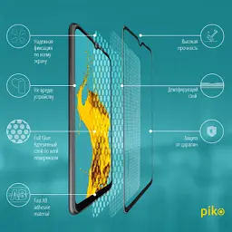 Скло захисне Piko Full Glue Oppo A73 (1283126511134) - миниатюра 3