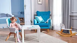 Стілець для годування 2в1 KiderKraft Tixi Turquoise - мініатюра 9