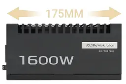 Блок живлення ASUS Pro WS 1600W Platinum (90YE00Z2-B0NA00) - мініатюра 10