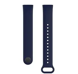 Силіконовий ремінець Primo для фітнес браслета Xiaomi Redmi Smart Band Pro (M2101B1/BHR5501GL) Dark Blue - мініатюра 2
