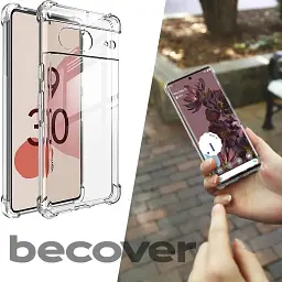 Панель BeCover Anti-Shock для Google Pixel 7 Clear (709338) - мініатюра 4