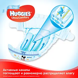 Підгузки для хлопчиків Huggies Ultra Comfort 4 (8-14 кг), 50 шт. - мініатюра 3
